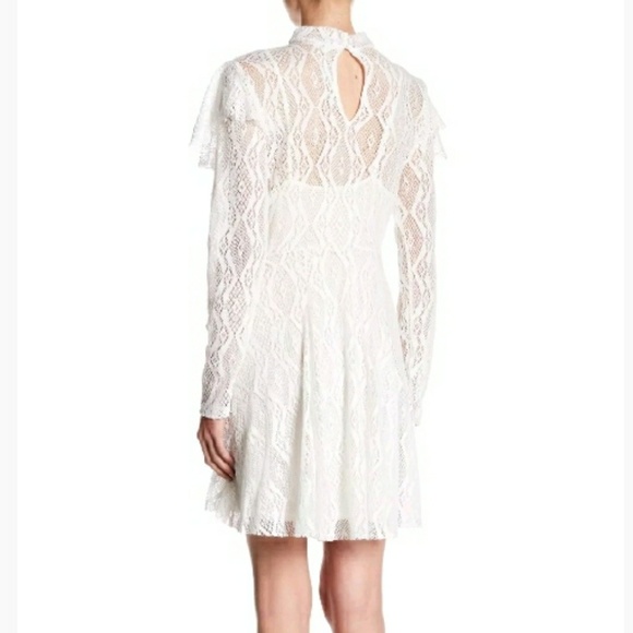 Victorian Inspired Free People Ivory Lace Dress - Picture 2 of 4